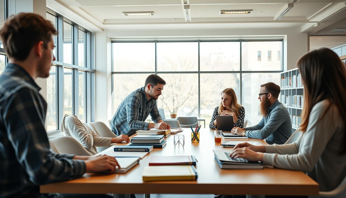 Digital learning platform with online study materials