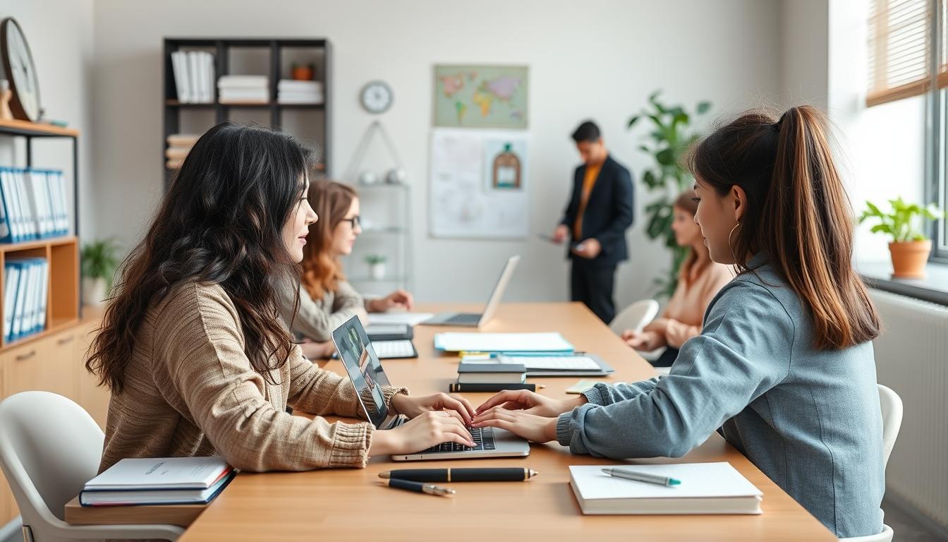 Organized study environment supporting productive learning