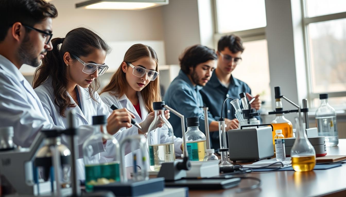 Student preparing for exams with study materials